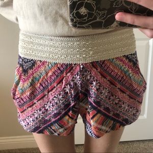 Joe Benbasset Multi-color soft shorts Size S EUC